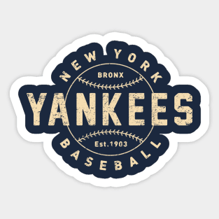 Vintage New York Yankees 4 by Buck Tee Sticker
